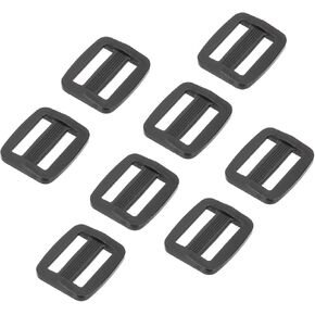 MECCANIXITY Plastic Tri-glide Slide Buckle Belt Adjuster Sliders Webbing Strap Fasteners for Bag Belt Dog Cat Collar Harness