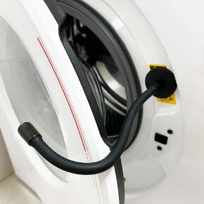 Universal Front Load Washer Door Holder Stopper - Magnetic Washing Machine Door Prop with 2.6-Inch Magnet Base,Removable Flexible Washer Door Stopper, Keep Washer Door Open to Prevent Odors