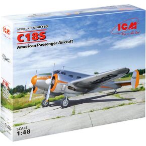 ICM ICM48185 1:48-C18S, American Passenger Aircraft Black