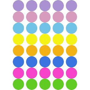 40 Pcs Classroom Floor Stickers Multicolor Self Adhesive Floor Dots 5.5" Dry Erase Circles Vinly Line Up Spots Markers for Classroom Kindergarten Elementary Teachers Supply