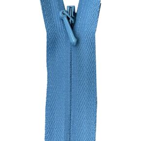 YKK Unique Invisible Zipper, 22", Copen