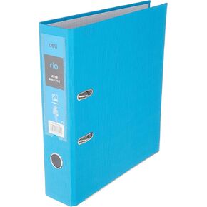 Deli EB20130 Rio Lever Arch File Polypropylene A4 Spine 7.6 cm Blue
