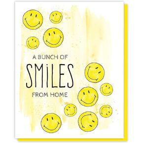 Happy Camper Greeting Card, Cute & Fun Mail for Sleepaway Camp, Thinking of You & Miss You Card, Camp Care Package Note from Parents, Grandparents, Sending Smiles and Love Notes from Home