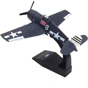 Diecast Airplanes 1/72 Scale Model Aircraft US F6F Hellcat Fighter Jet Plane Model Attack Plane Military Airplane Models for Adults
