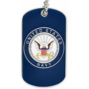 PinMart Officially Licensed U.S. Navy Dog Tag - Engravable Commemorative Item