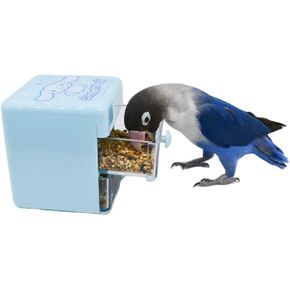 Parrot Puzzle Toys, Trick Prop Training Education Interactive Toys with Feeder for Conures, Cockatiels, Budgies, Lovebirds Bird Intelligence Training Toy for Small and Medium Birds Random Color