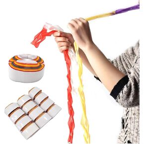 12 Pcs Mouth Coils Paper,Mouth Vomit Paper,Professional Magician Gimmick,Stage Magic Tricks Accessories Fun Magic Tool Funny Illusion(Colorful)