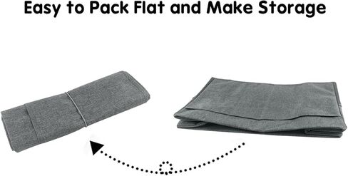 Boczif Sewing Machine Cover with Accessories Storage Pockets and Side Handle, Sewing Dust Cover Compatible with Most Standard Singer Brother Machines(Grey) in Kuwait