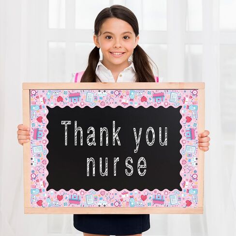 69ft Science Bulletin Board Borders - Science Lab Classroom Decor, Back to School Classroom Bulletin Board Decorations, Home Office Door Wall Chalkboard Decor Supplies in Saudi Arabia
