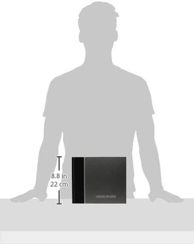 National Visitors Register Book, Black Hard Cover, 8.5" x 9.875", 64 Sheets (57802) in Saudi Arabia