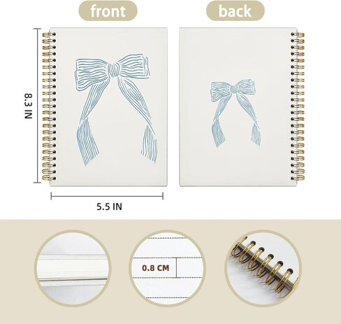 Daisy Notebook Journal, Daisy Gifts, Cute Notebooks for Women Girls, College Ruled Hardcover Spiral Notebook Journal for Work Notes Journaling 5.5x8.3 in Kuwait