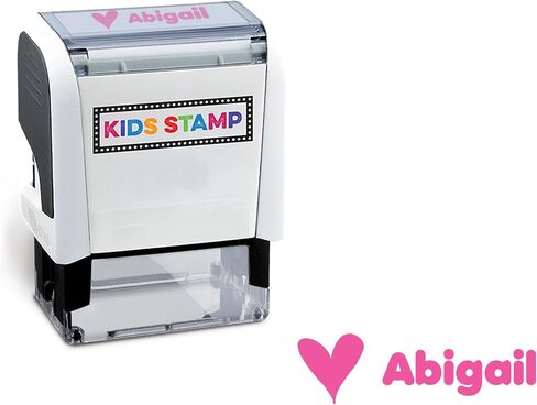 Infusion Kids Stamp Self-Inking Name Stamp - Choose from 17 Vibrant Ink Colors in Saudi Arabia