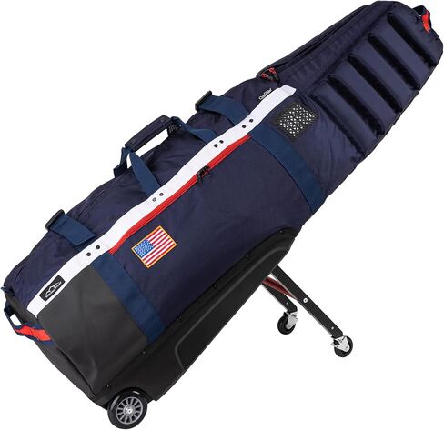 Sun Mountain 2024 Clubglider Meridian Travel Bag Red/Black/Port in Saudi Arabia