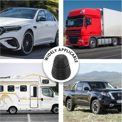 قطعتان من غطاء المصباح الأمامي، 2.36-3.74 بوصة غطاء غبار أمامي مطاطي للسيارة مقاوم للغبار والماء، ملحقات السيارة العالمية غطاء غبار أمامي للسيارات والشاحنات وسيارات الدفع الرباعي in Kuwait