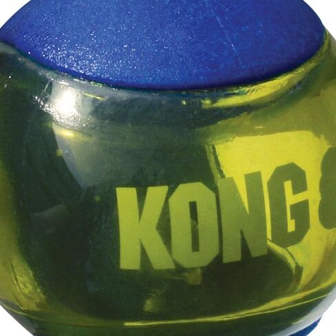لعبة Kong Squeezz Ball Dog Toy-كرة نطاط متينة مع صرير مدمج-رائع لجلب ومضغ-تحفز اللعب والتمرين (الأزرق ، المتوسط ​​(6 عبوات)) in Saudi Arabia