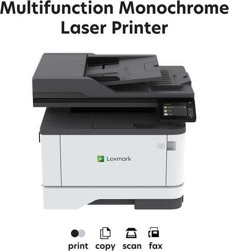 LEXMARK MX431adn Laser Multifunction Printer - Monochrome (29S0200) Bundle with 55B1000 Black 3K Yield Toner Cartridge in Saudi Arabia