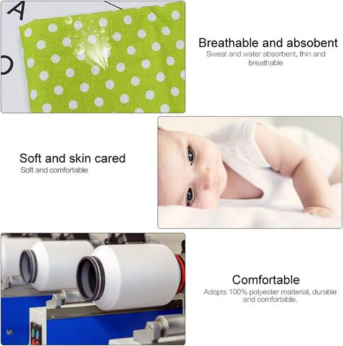 7pcs 5050cm Cotton Quilting Fabric DIY Assorted Se Squares PreCut Quarters Bundle Patchwork Home Textile for Sewing Quilting (Green Series) in Saudi Arabia