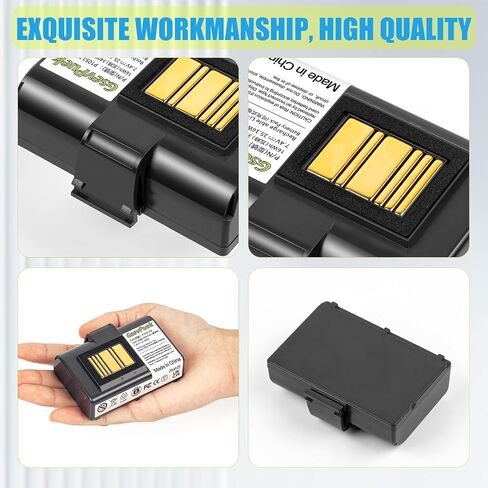 3400mah ZQ620 ZQ520 Printer battery,compatible with zebra Mobile printer QLN220 QLN320 ZQ500 ZQ510 ZQ520 ZQ610 ZQ620 ZR628 ZR638 ZR658 ZR668 ZQ521,Lithium-ion,Durable and long battery life(1pcs) in Saudi Arabia