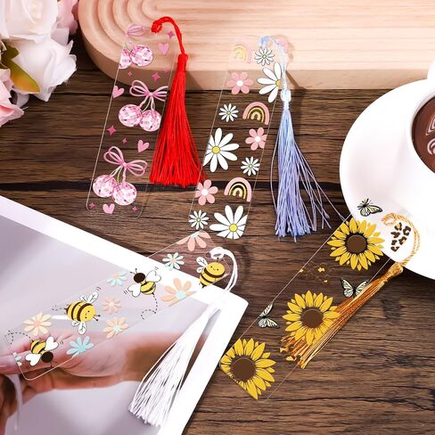UV DTF Bookmark Stickers - 24 Sheets Animal UVDTF Decals for Acrylic Bookmarks Cute Sloth Cat Double-Sided Printing UV DTF Wraps Rub on Transfer Stickers for Book Lover DIY Blank Bookmarks in Saudi Arabia