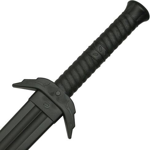 BladesUSA E503-PP سيف القرون الوسطى للتدريب على الفنون القتالية من مادة البولي بروبيلين، طول 34 بوصة، أسود in Kuwait