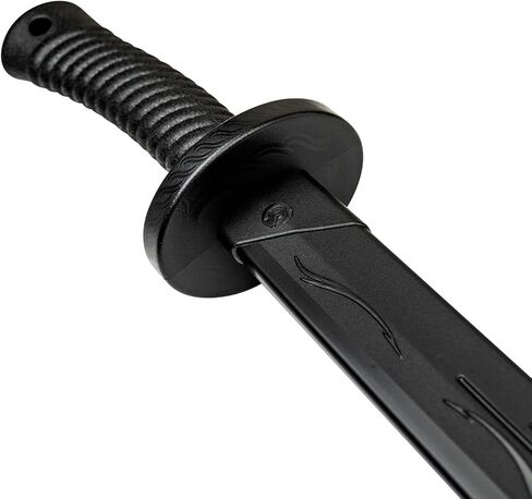 BladesUSA E503-PP سيف القرون الوسطى للتدريب على الفنون القتالية من مادة البولي بروبيلين، طول 34 بوصة، أسود in Kuwait