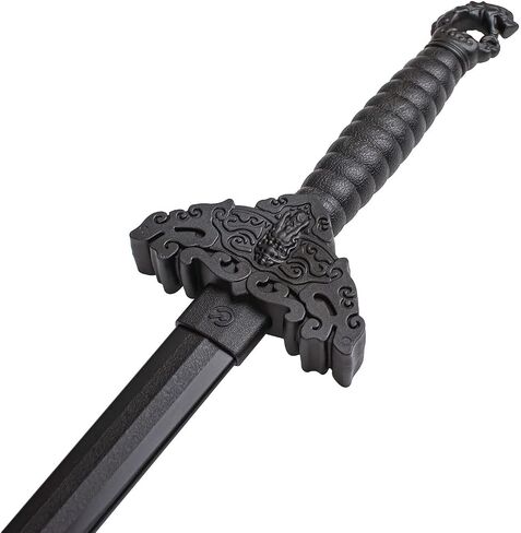BladesUSA E503-PP سيف القرون الوسطى للتدريب على الفنون القتالية من مادة البولي بروبيلين، طول 34 بوصة، أسود in Kuwait