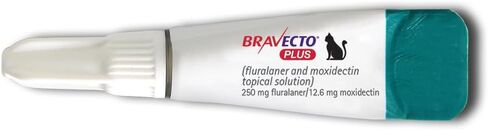 BRAVECTO PLUS Topical Solution for Cats, Flea, Tick & Heartworm, 2 Months Supply, 6.2-13.8 lbs., Blue Box in Saudi Arabia
