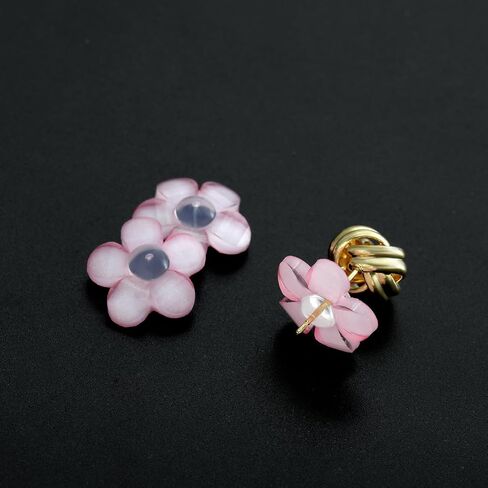 Colorful Ear Lobe Earring Backs for Droopy Ears, Comfortable Hypoallergenic Support Patches, Heavy Studs Locking Backstop Prevents Stretching and Tearing (Sparkling Pink) in Saudi Arabia