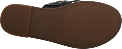 Lucky Brand Women's KAYKEY Flat Sandal, Stucco, 8.5 in Saudi Arabia