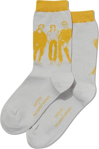 Hot Sox Women's Classic Novelty Crew Socks-1 Pair Pack-Fun & Cute Fashion Gifts, Pugs and Kisses Liner (Pink), 4-10 in Saudi Arabia