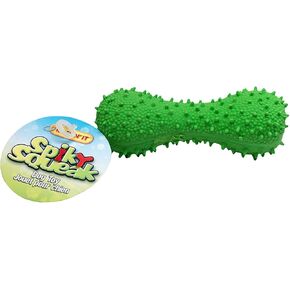 Ruffin' It Spiky Dental Latex Dog Chew Toy for Park, Home, or Beach, Random - Dental Chew Pet Toys - Random Pick from Multiple Colors and Shapes