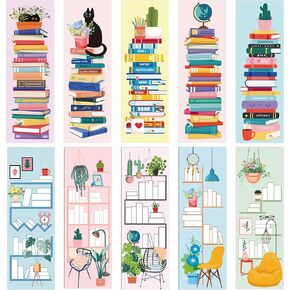 200 Pcs Funny Bookmarks Bulk for Book Lovers: 200 PCS Aesthetic Paper Book Marks for Reading Women, Cute & Funny Reading Accessories, Bookish Gifts for Women Girls Book Club Members Students