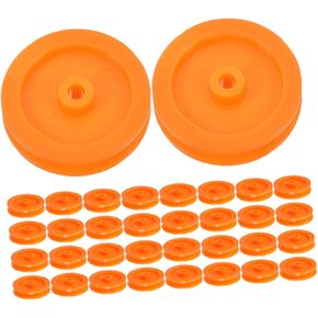 Smooth Sliding Plastic Pulley for Diy Wheel Toys Replacement Toy Wheels