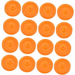 PRETYZOOM 50pcs Plastic Pulley Wheels for Diy Car Toys Mini Pulley Kit Replacement Toy Car Wheel