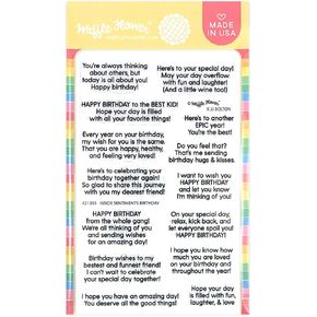 Waffle Flower Inside Sentiments Birthday Stamp Set