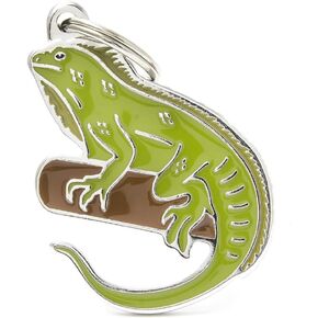 My Family Personalized Pet ID Tag Made In Italy, Panda, Free Engraving, Enamelled Metal, Wild Collection