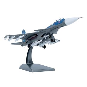 Alloy Russian Navy Su-33 Fighter Model Aircraft Model 1:100 Model Simulation Science Exhibition Model