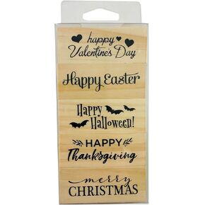 Holidays Wood Stamp Set by Recollections™