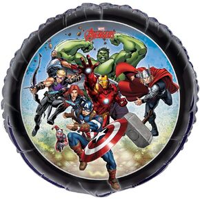 Avengers Party Foil Balloon - 18" | Black | 1 Pc