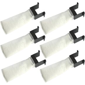 Set of 6 200 Micron Filter Bag Fit for Innovative Marine Fusion Pro 2 AIO 10/14/20/25/40L and Fusion AIO 15/20/25 Desktop Aquarium