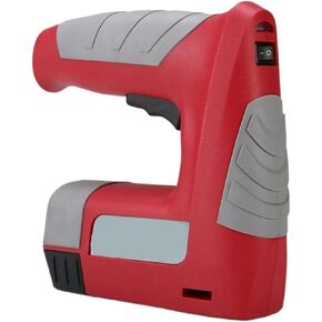 Oil-Free Pneumatic Staple Gun Electric Nail Gun Cordless Furniture Staple Gun Rechargeable Lithium Battery Nailer Stapler Use for Woodworking