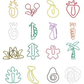 GameXcel Animal Shaped Paper Clips, Assorted Colors, 80 Count, Cute, Rust Resistant, Holds Up to 50 Sheets, Office Supplies, Bookmark Clips