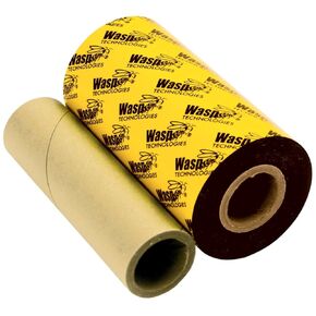Wasp WPR General Purpose Wax/Resin Barcode Label Ribbon for WPL305/606 Printers, 820' Length x 4.33" Width