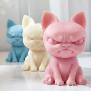 Large Animal Silicone Mold - 3D Dog & Animal Resin Casting Molds for Candle Making & Home Decor
