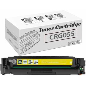 CRG055 CRG-055 Toner Cartridges Compatible for Canon ImageCLASS MF740 MF745Cdw MF741CDW MF743CDW Printers, with Chip, High Yield Black 2,300 Pages, Color 2,100 Pages Yellow