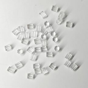 jicslawe 250PCS Silicone Earring Backs, Soft Earring Stoppers, Clear Earring Backing Replacement for Stud Post Fishhook Earrings, Hypoallergenic (250PCS)