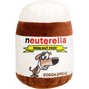 Funny Neuterella Dog Toy with Squeaker- Parody Plush Squeaky Dog Toy for Small, Medium and Large Dogs- Gifts for Dogs and Dog Lovers