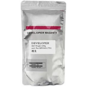 650g CMYK C651 Developer Compatible with Pro C751 C651EX C751EX C7100 C7100X C7100S C7100SX C9100 C9110 Laser Printers(BK)