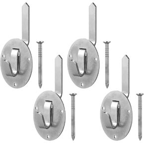 4 Pcs No Stud Picture Hanger 200lbs Drywall Picture Hanger Heavy Duty Photo Hanging Kit Mounting Hardware for Photo, Frames, Paintings, Canvas, Art
