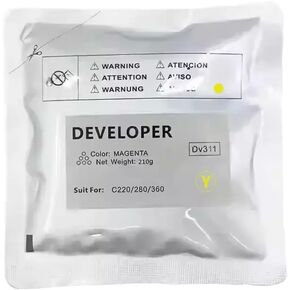 1PCS DV311 DV 311 Developer Powder Compatible for C220 C360 C280 210g/bag CMYK Color Printing Supplies(1PCS M-210g)